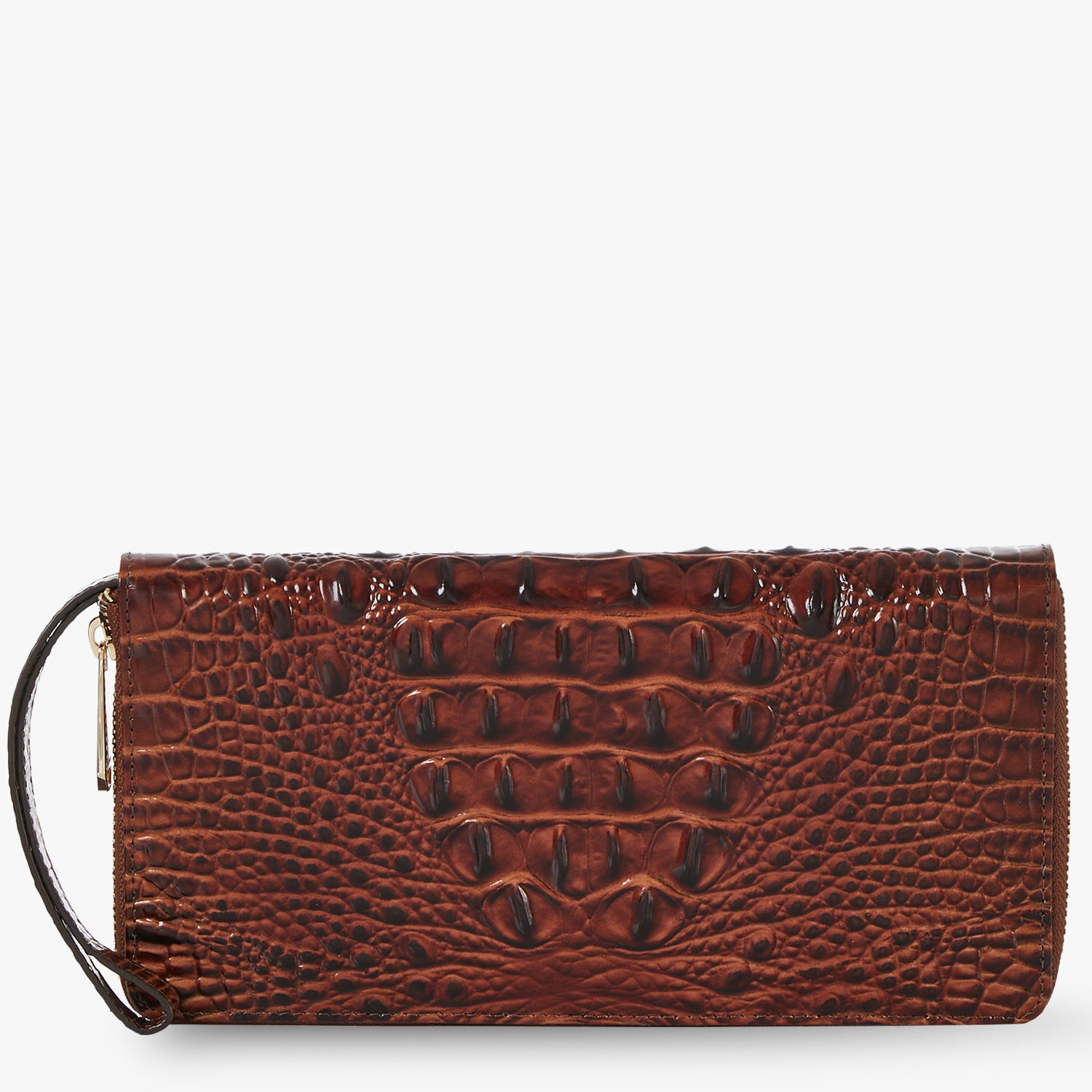 Pecan Melbourne Skyler Wallet Front View