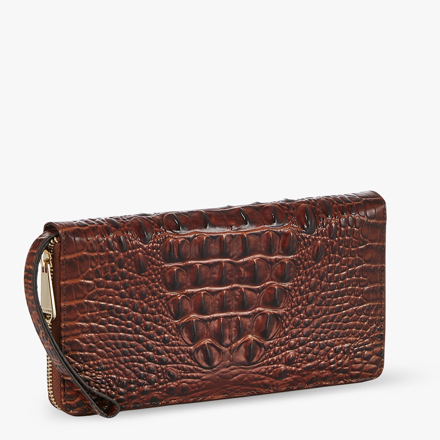 Pecan Melbourne Skyler Wallet Side View