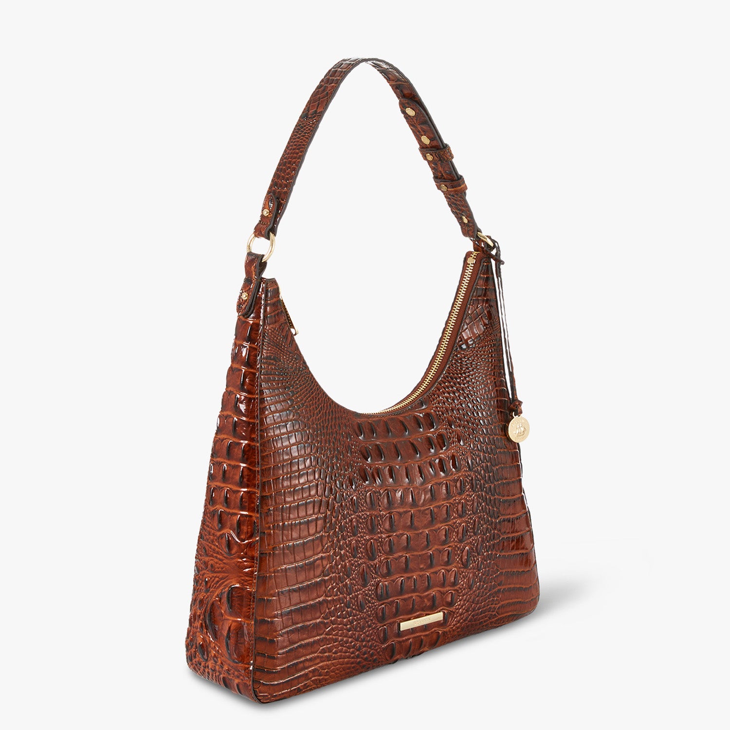 Pecan Melbourne Tabitha Shoulder Bag Side View