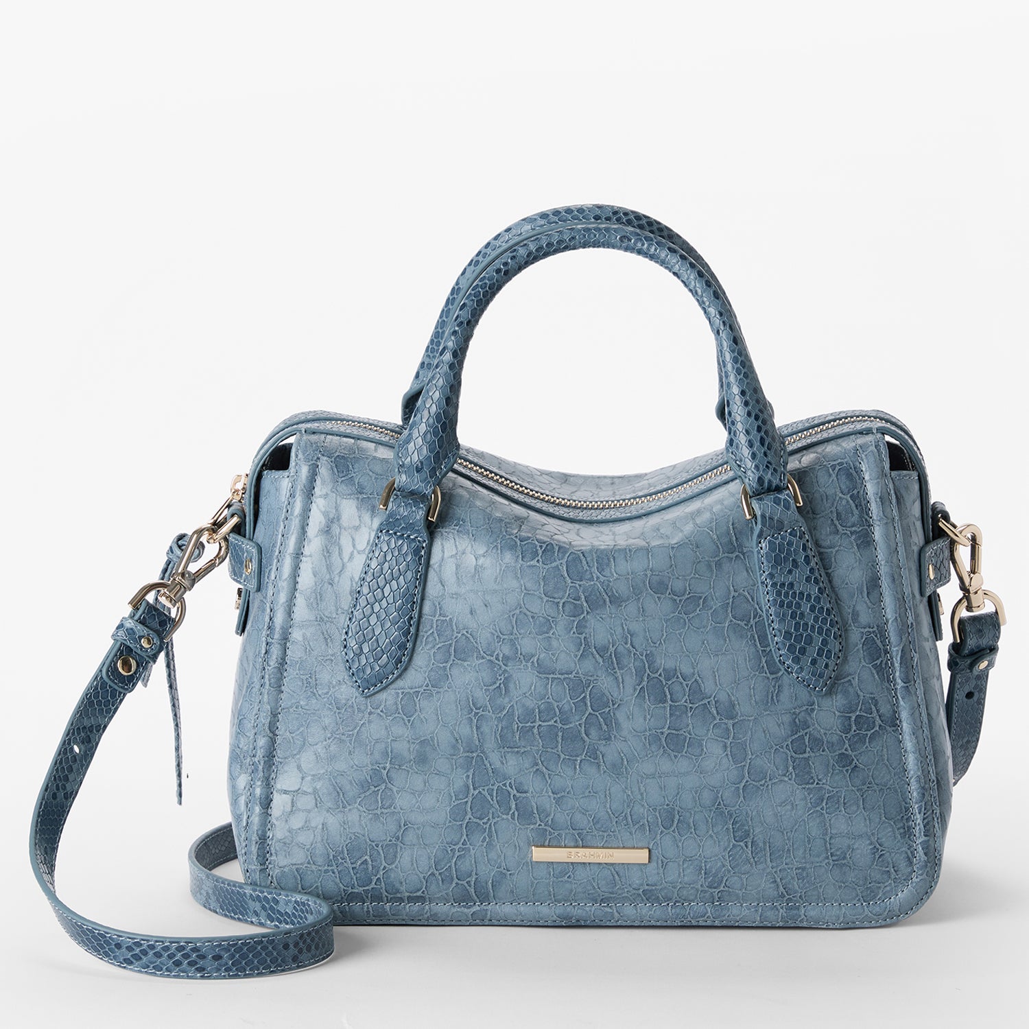 Bellbottom Blue Zostera Micaela Front View With Strap