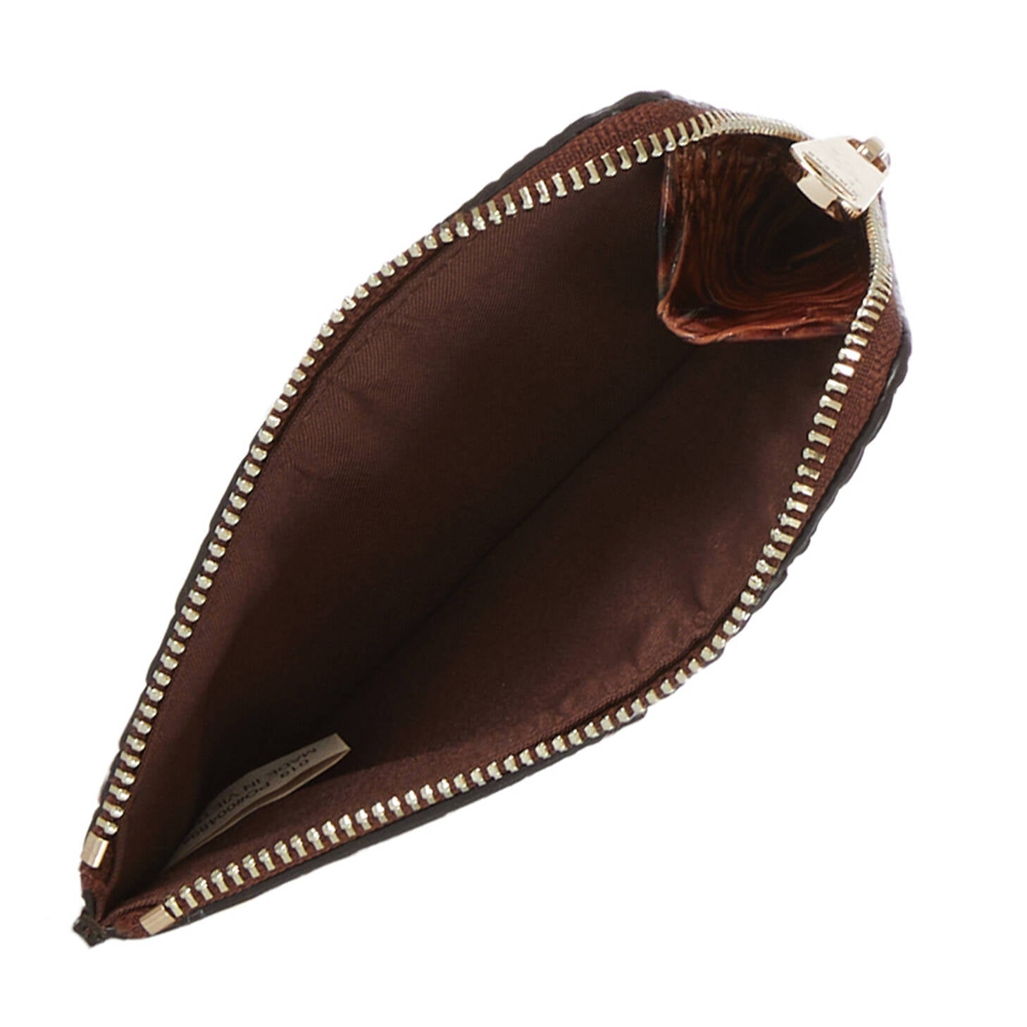 Pecan Melbourne Lennon Wallet Open Top View