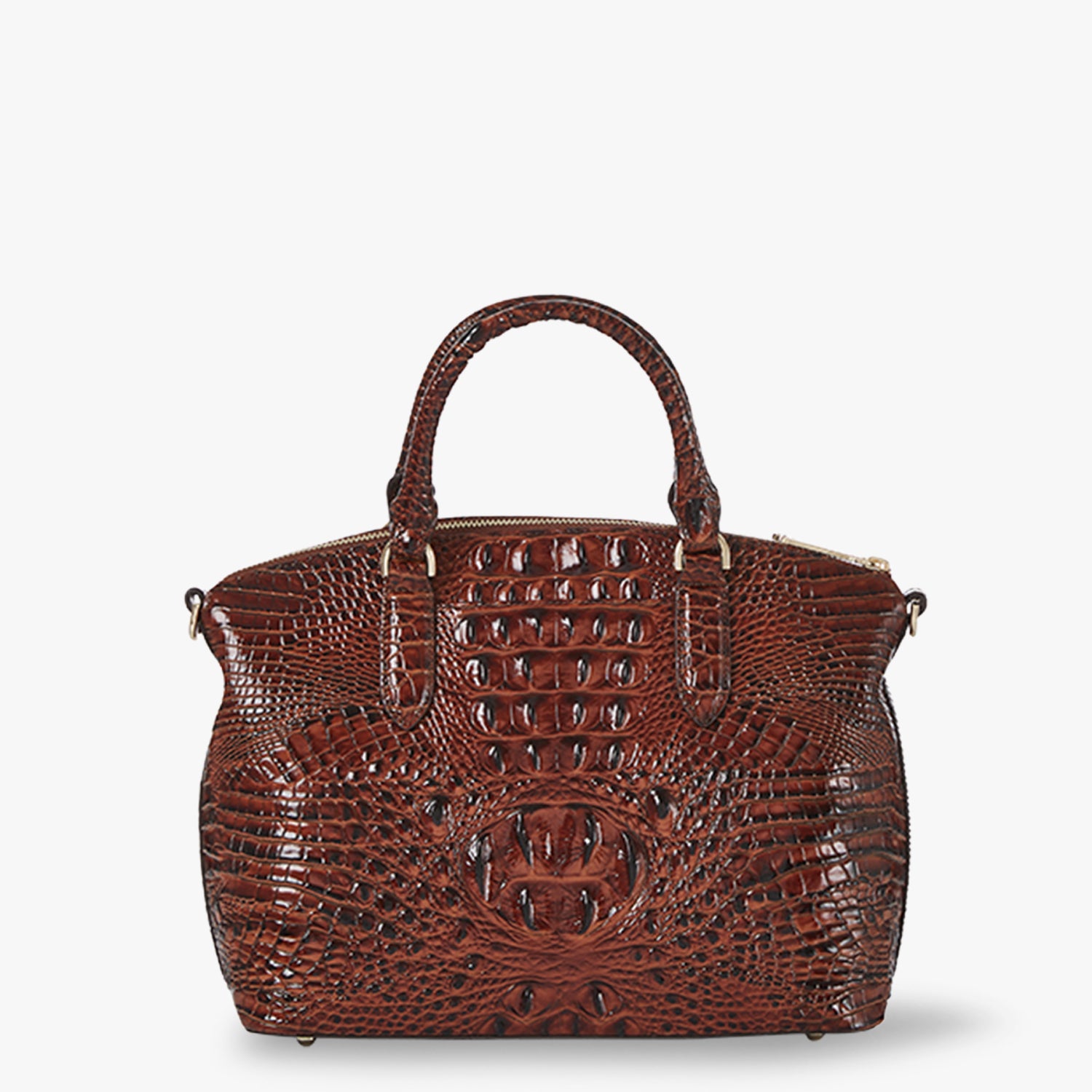 Pecan Melbourne Duxbury Satchel Back View