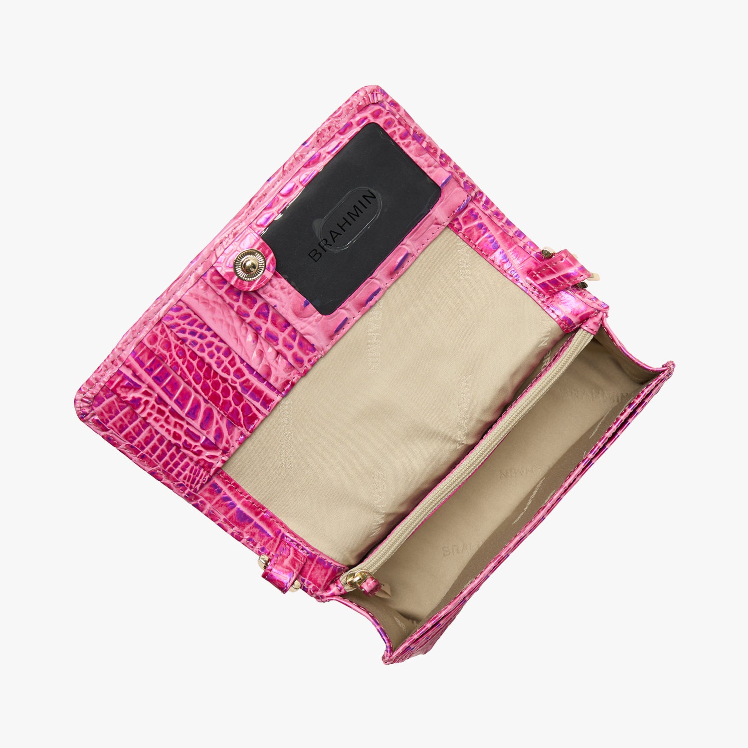 Phlox Pink Melbourne Minuette Crossbody Open Top View