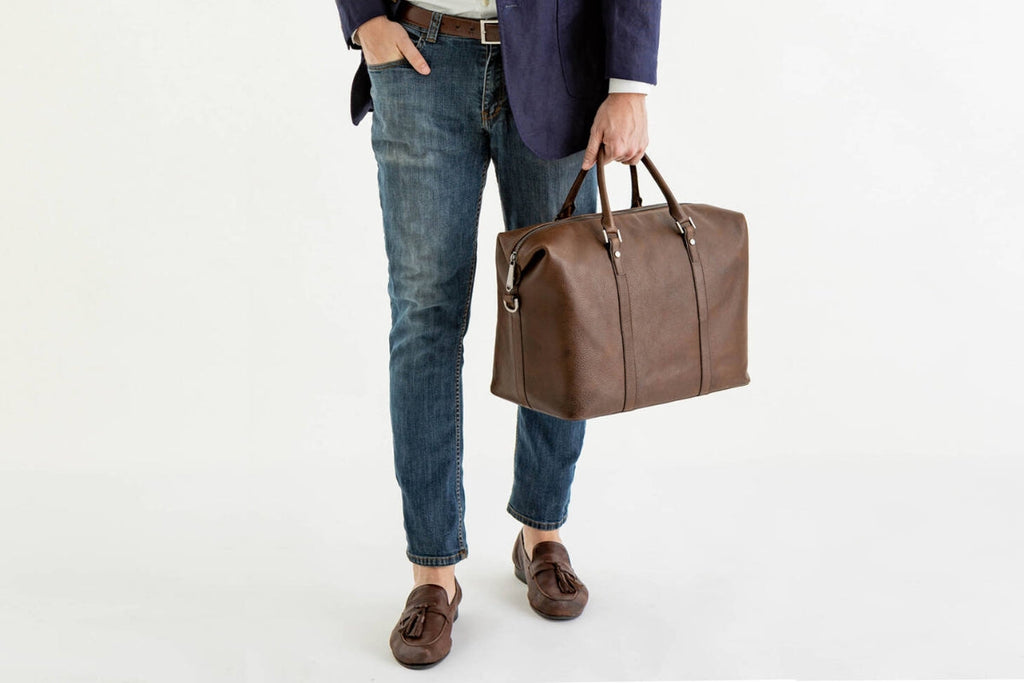 business travel bags for men WITZMAN Duffle Weekender Bags With Toiletry Bag Sets Black its design is functional yet classy Garment Bags for Business Travel