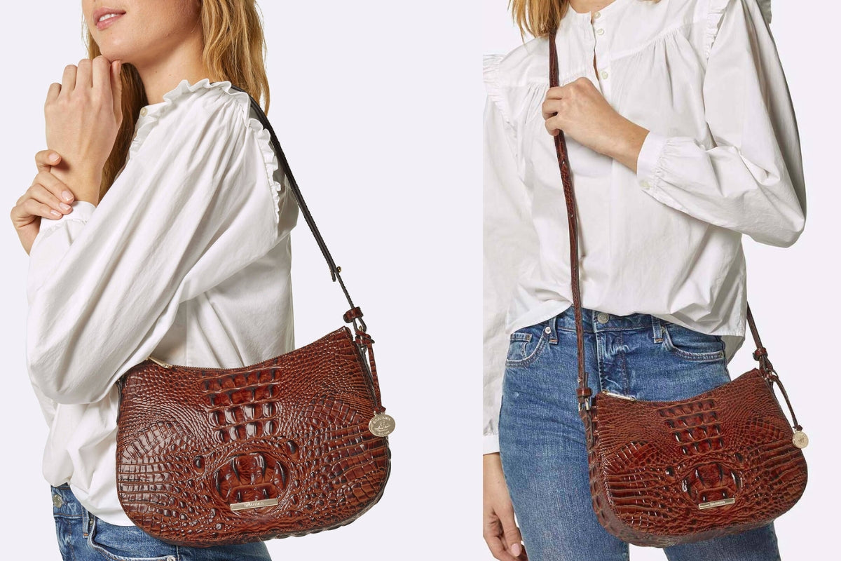 Leather long strap shoulder bags best sale