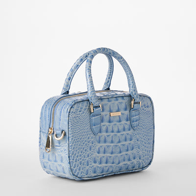 Heavenly Blue Melbourne Mara Satchel Side View 