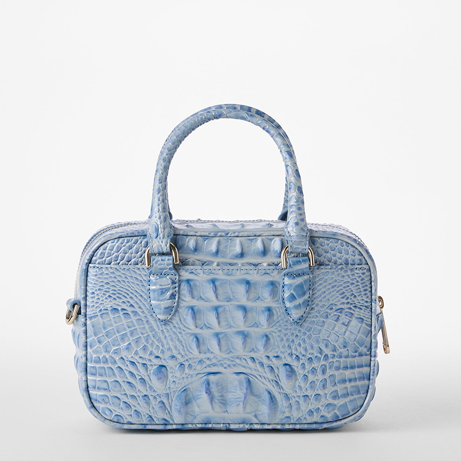 バーバリーブルーレーベルＭ Mara Heavenly Blue Melbourne Leather Satchel | BRAHMIN
