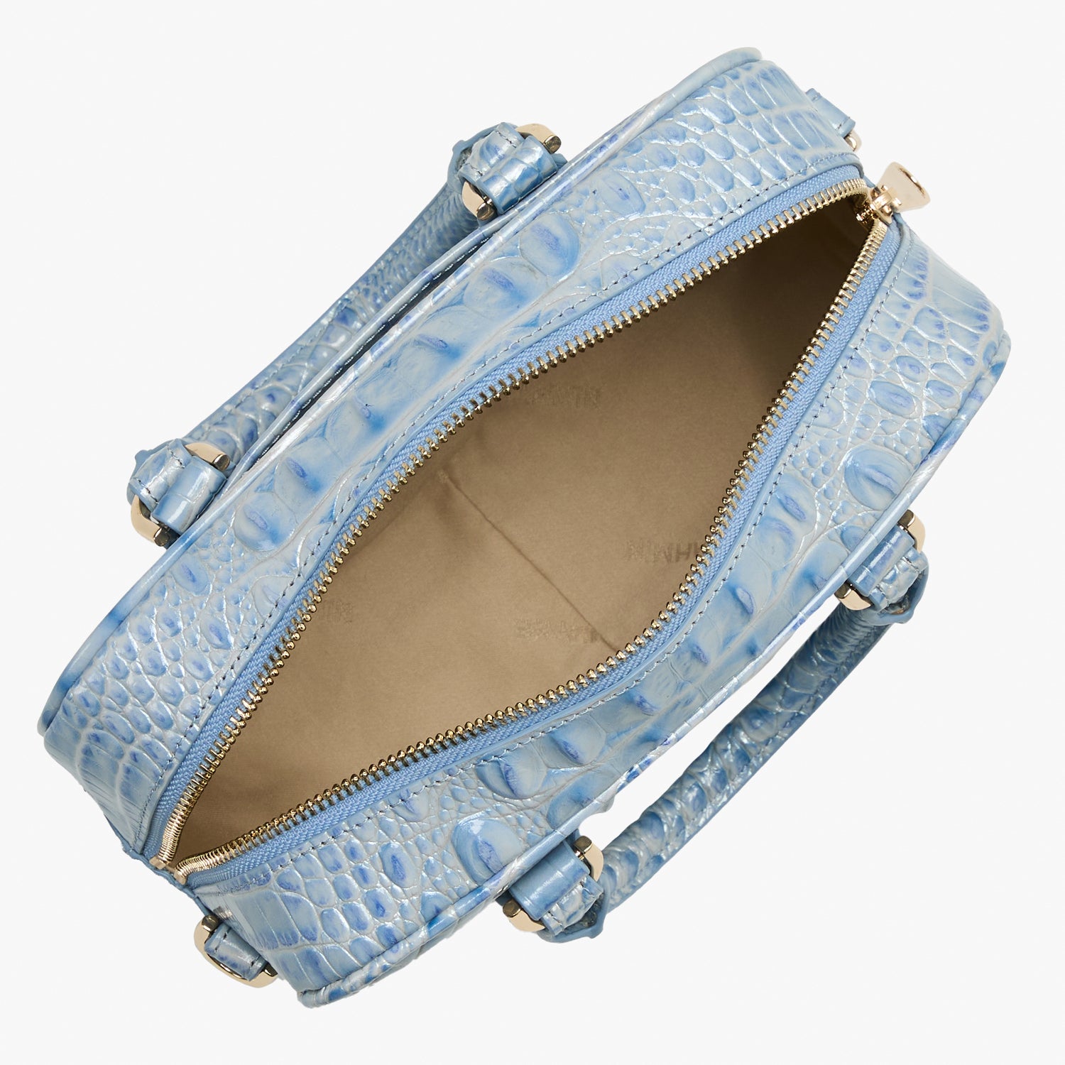 Mara Heavenly Blue Melbourne Leather Satchel | BRAHMIN