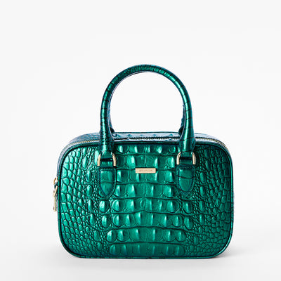 Mystic Green Melbourne Mara Satchel Front View