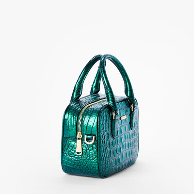 Mystic Green Melbourne Mara Satchel Side View