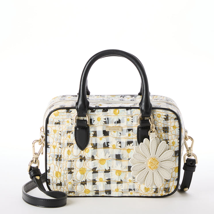 Multi Petaline	Mara Satchel Front View With Strap