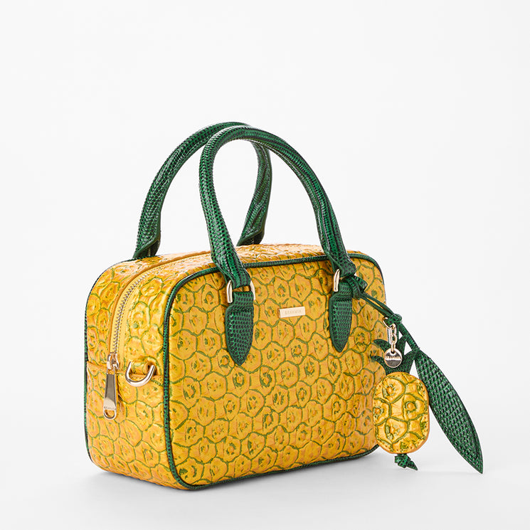 Yellow Marche Mara Satchel Side View