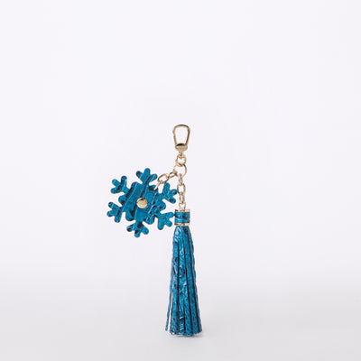 Vibrant Azure Melbourne Snowflake Tassel Back View 
