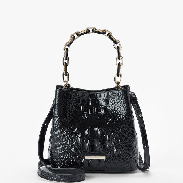 Mod Mini Amelia Crossbody Purse | Black Melbourne | BRAHMIN