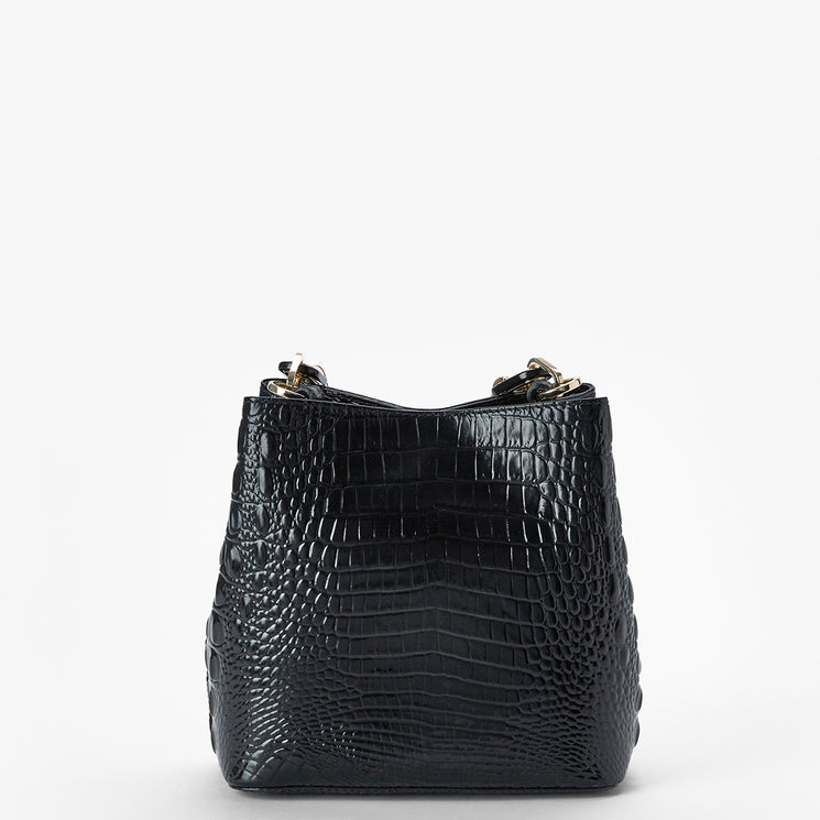 Black Melbourne Mod Mini Amelia Crossbody Back View