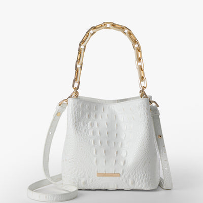 Sea Salt White Melbourne Mod Mini Amelia Front View With Strap