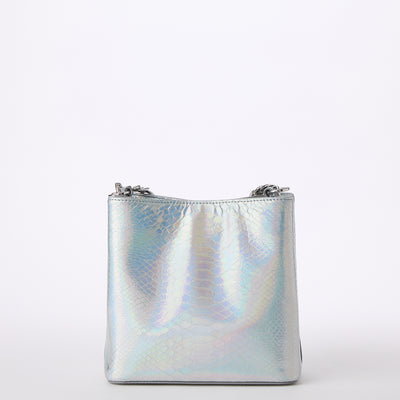 Silver Silverleaf Mod Mini Amelia Crossbody Back View 
