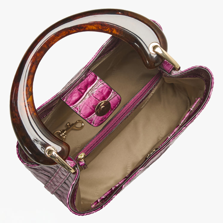 Island Petal Marquina Mod Mini Amelia Crossbody Open Top View