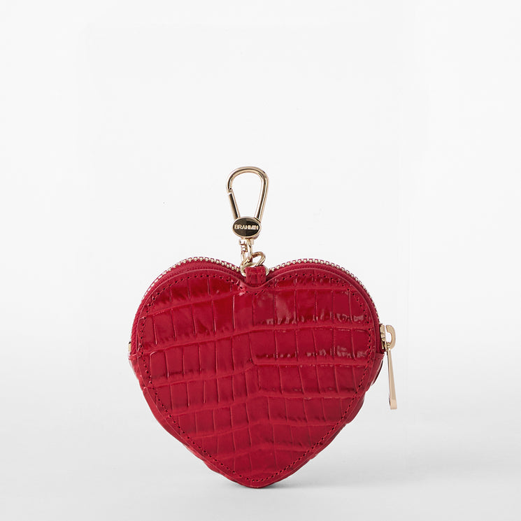 Carnation Melbourne Heart Pouch Clip-On Accessory Back View