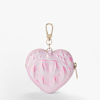 Rose Water Melbourne Heart Pouch Clip-On Accessory Back View