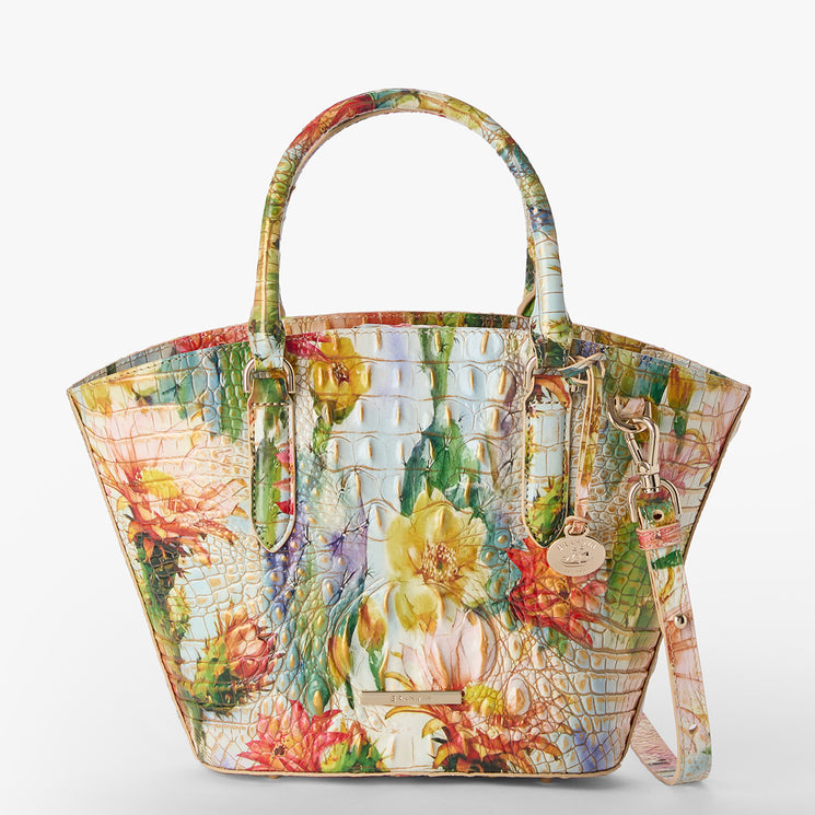 Succulent Bloom Melbourne Jenny Tote Front View With Strap