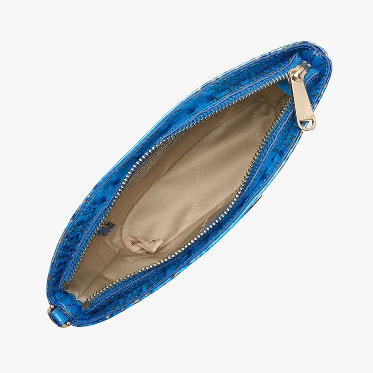 Electric Indigo Ombre Melbourne	Ariana Wristlet Open Top View