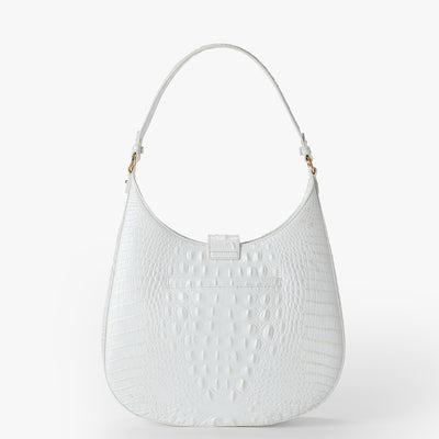 Sea Salt White Melbourne Fallon Shoulder Bag Back View