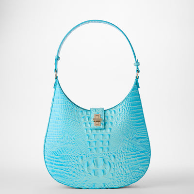 Tropic Blue Melbourne Fallon Shoulder Bag Front View