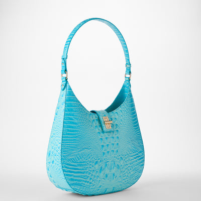 Tropic Blue Melbourne Fallon Shoulder Bag Side View