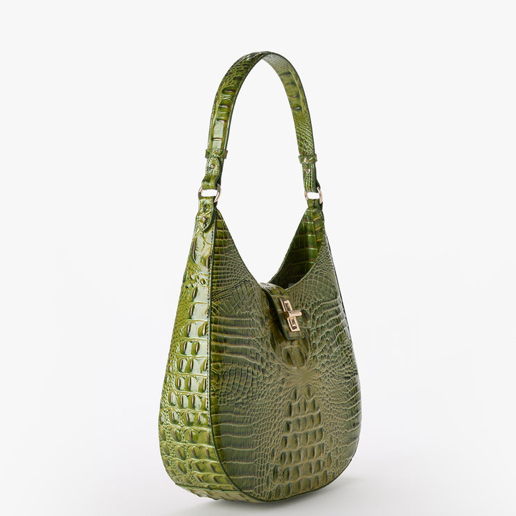 Olive Ombre Melbourne Fallon Shoulder Bag Side View