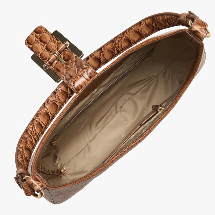 Cinnamon Cumulus Fallon Shoulder Bag Open Top View