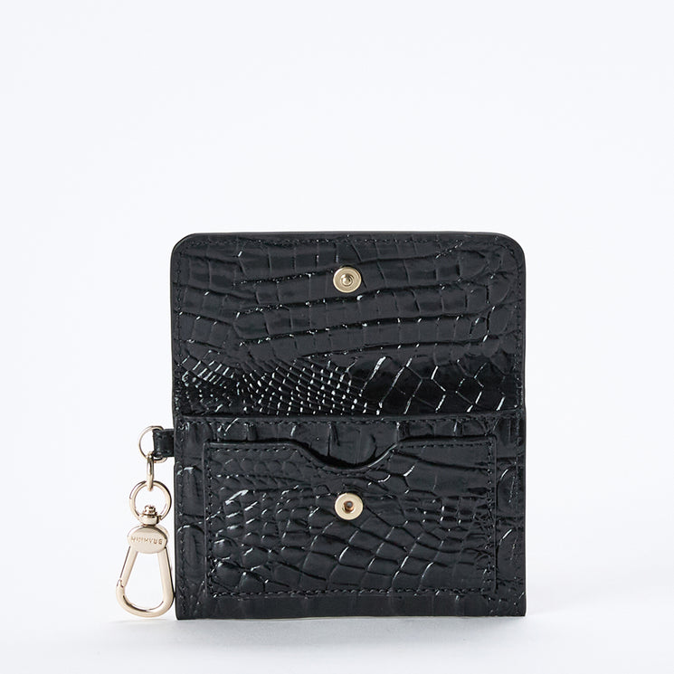 Black Melbourne Ricki Wallet Open Top View