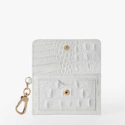 Sea Salt White Melbourne Ricki Wallet Open Front View