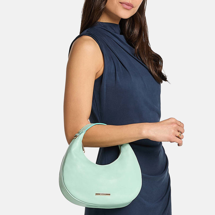 Mint Austral Mindy Crossbody Being Worn By Model