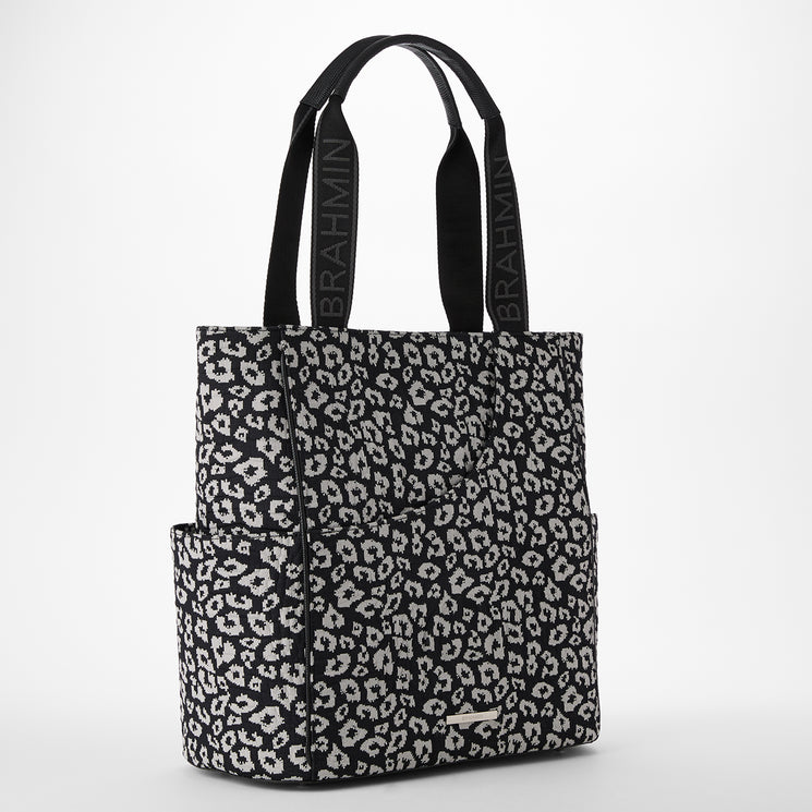 Charcoal Brahmin Luxe Leisure Mollie Side View 