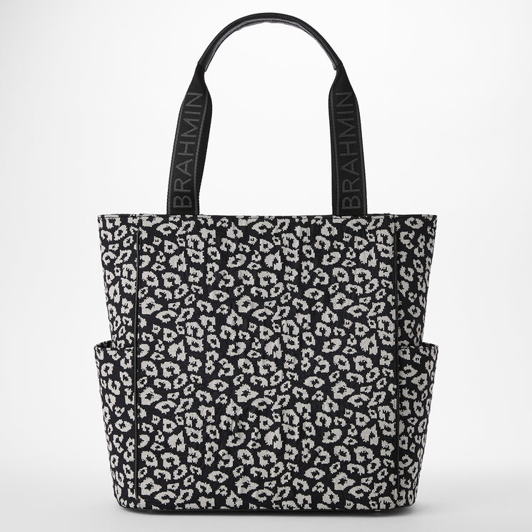 Charcoal Brahmin Luxe Leisure Mollie Back View 