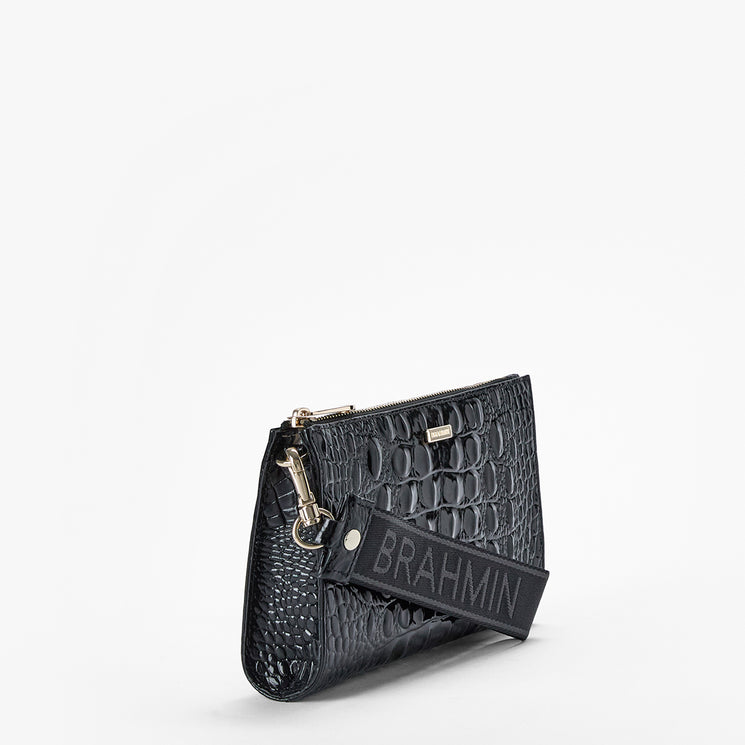 Black Melbourne Adia Wristlet Side View