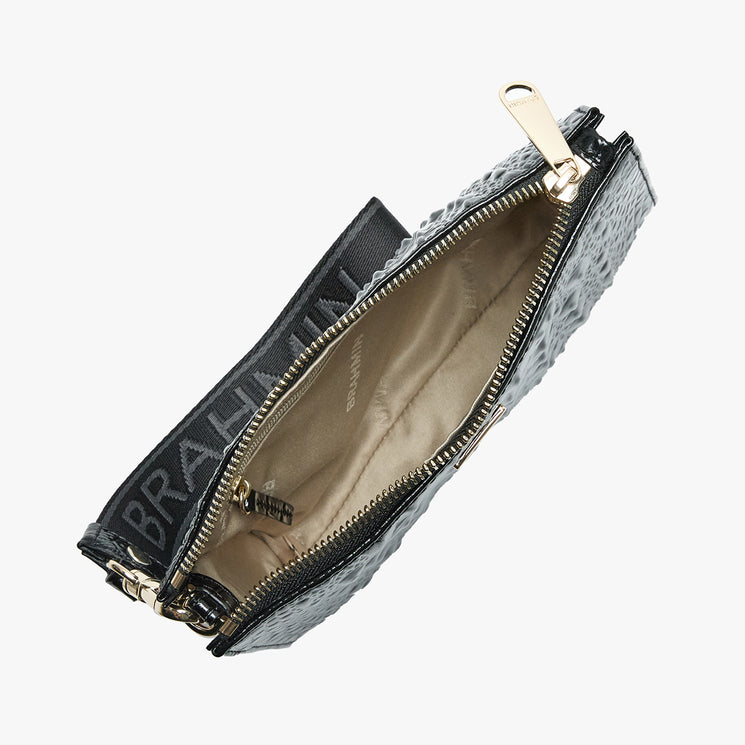 Black Melbourne Adia Wristlet Open Top View