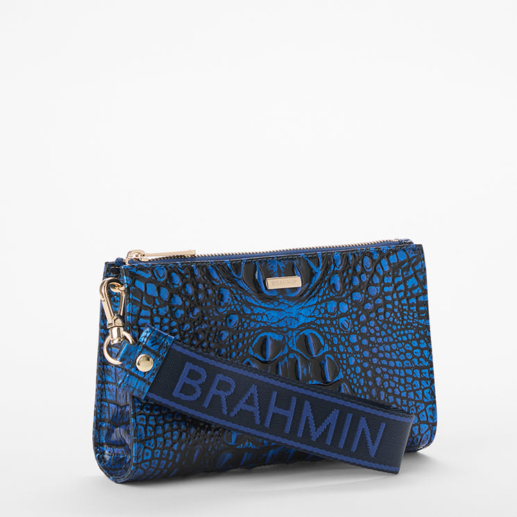Enchanted Blue Melbourne Adia Side Front View with Strap 