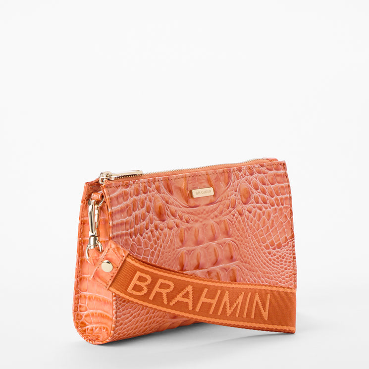 Solar Orange Melbourne Adia Front Side View with Strap 