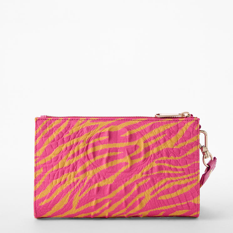 Passion Fruit Brahmin Luxe Leisure	Adia Wristlet Back View