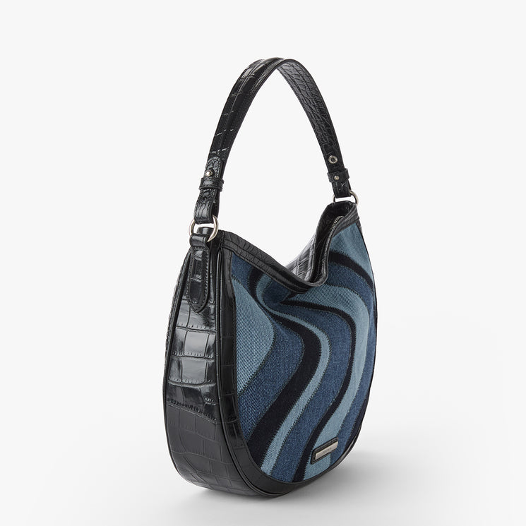 Retro Blue Lismore Small Kathleen Side View 