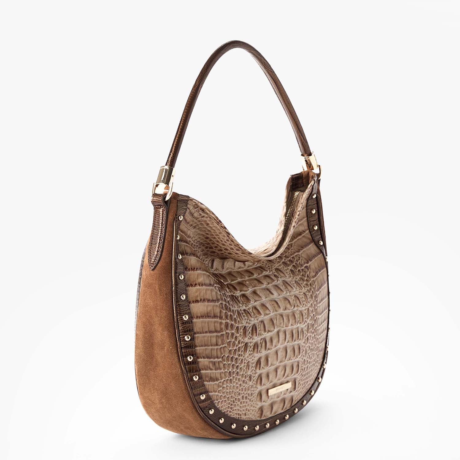 Small Kathleen Shoulder Bag | Taupe Ensemble | BRAHMIN