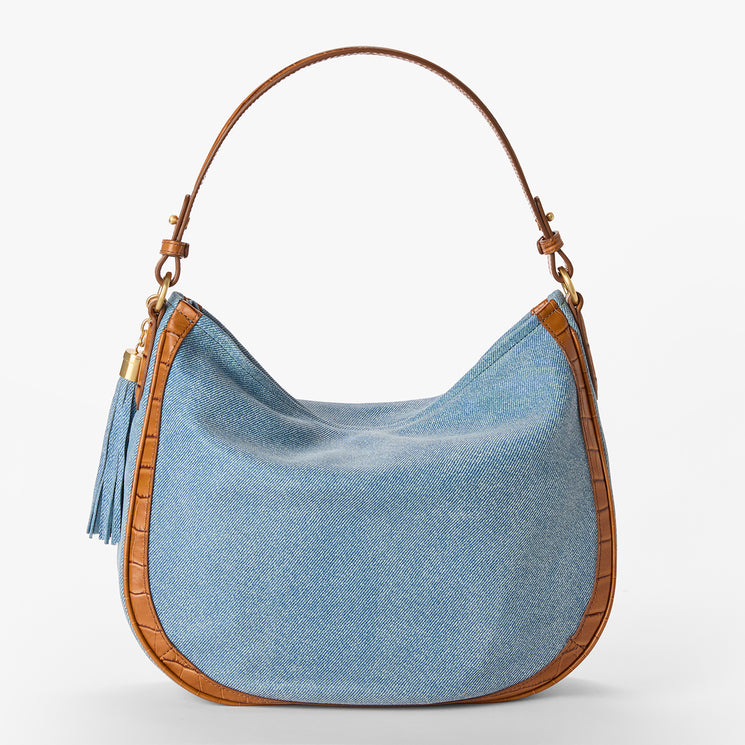 Denim Starlit Small Kathleen Shoulder Bag Back View