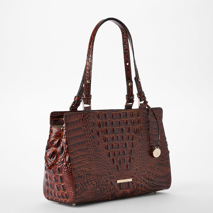 Pecan Melbourne Josette Tote Side View