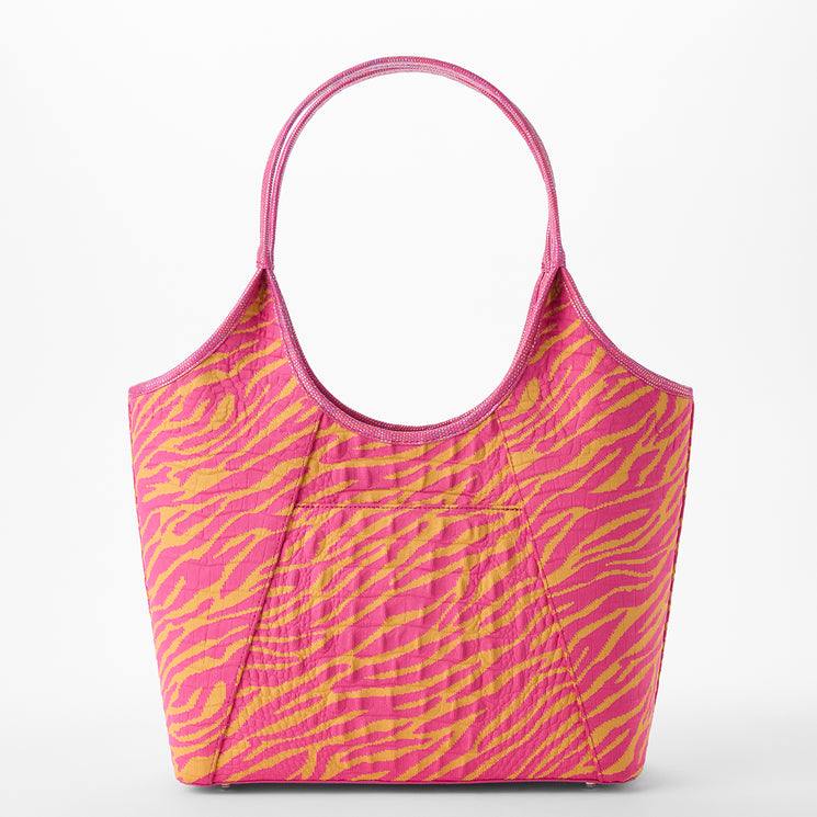 Passion Fruit Brahmin Luxe Leisure	Melora Tote Back View