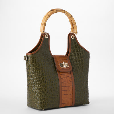 Green Brookhaven Melora Tote Side View