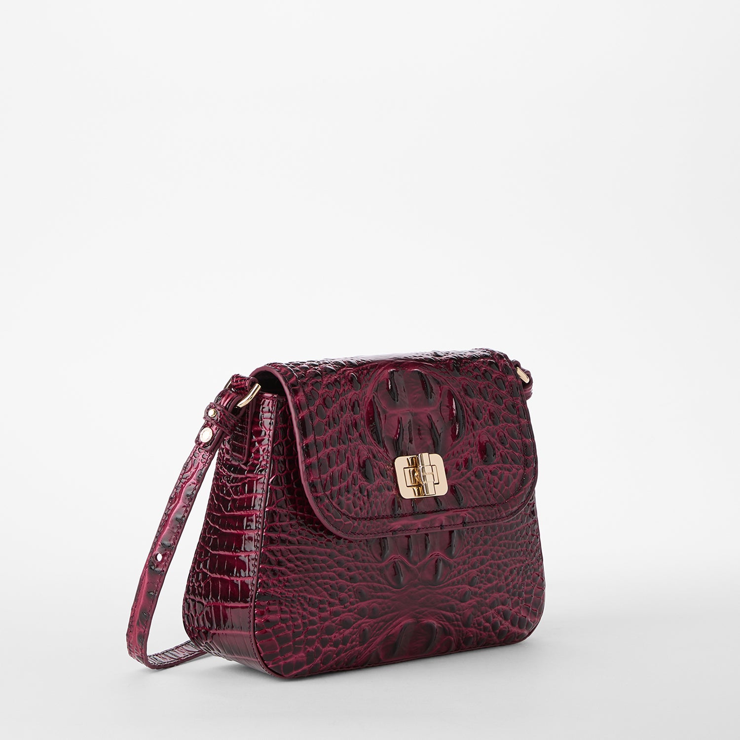 【西野家限定】 スウェット Burgundy M・コンパクトミラー・ポーチ3点 Gianna | Cherry Lacquer Melbourne | BRAHMIN