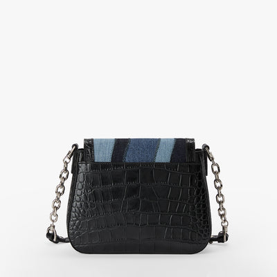 Retro Blue Lismore Gianna Back View with Strap 