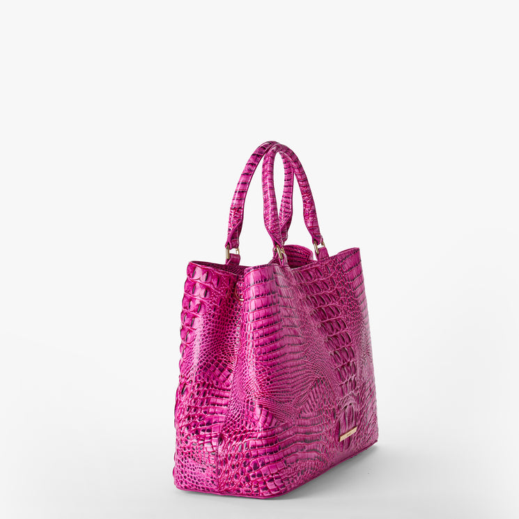 Electric Fuchsia Melbourne	Denise Satchel Side View